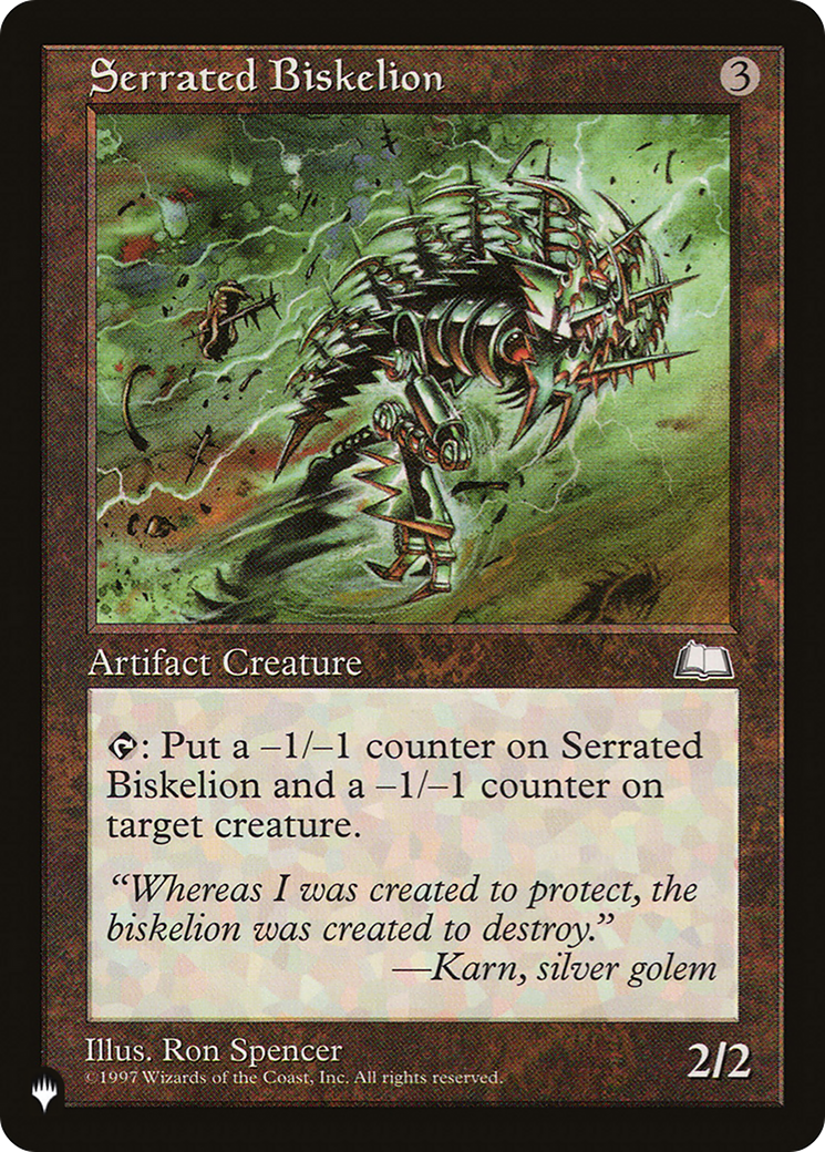 Serrated Biskelion [The List Reprints] | Exor Games Dartmouth