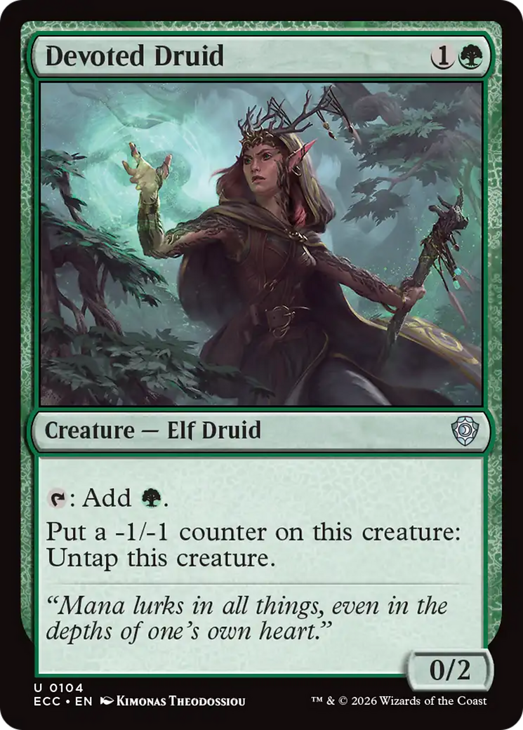 Devoted Druid [Lorwyn Eclipsed Commander] | Exor Games Dartmouth