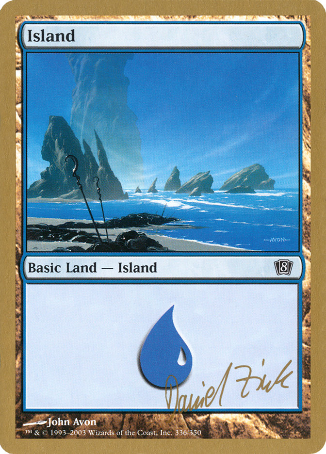 Island (dz336) (Daniel Zink) [World Championship Decks 2003] | Exor Games Dartmouth