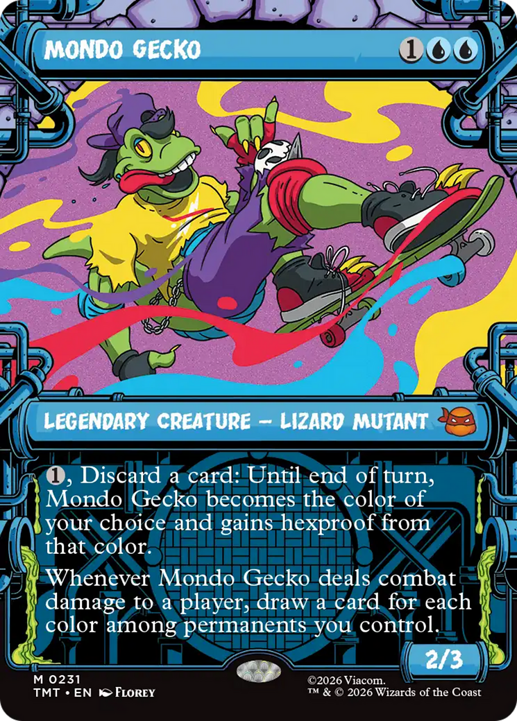 Mondo Gecko (Showcase) [Teenage Mutant Ninja Turtles] | Exor Games Dartmouth