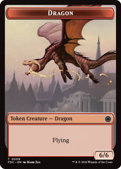 Dragon (0009) // Treasure Double-Sided Token [Foundations Commander Tokens] | Exor Games Dartmouth