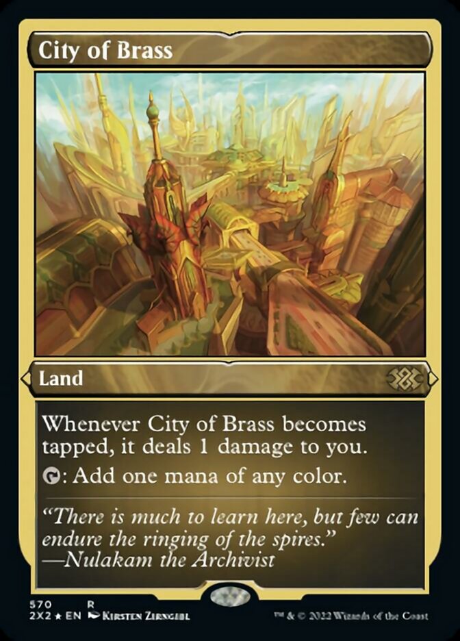 City of Brass (Foil Etched) [Double Masters 2022] | Exor Games Dartmouth