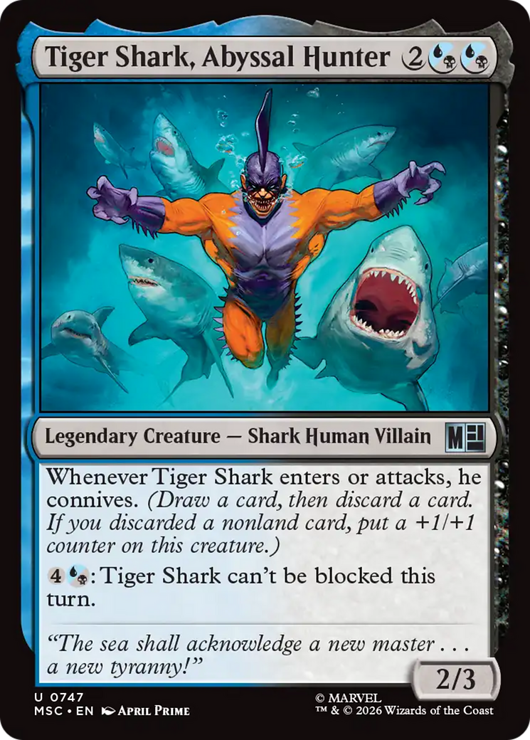 Tiger Shark, Abyssal Hunter [Marvel Super Heroes Commander] | Exor Games Dartmouth