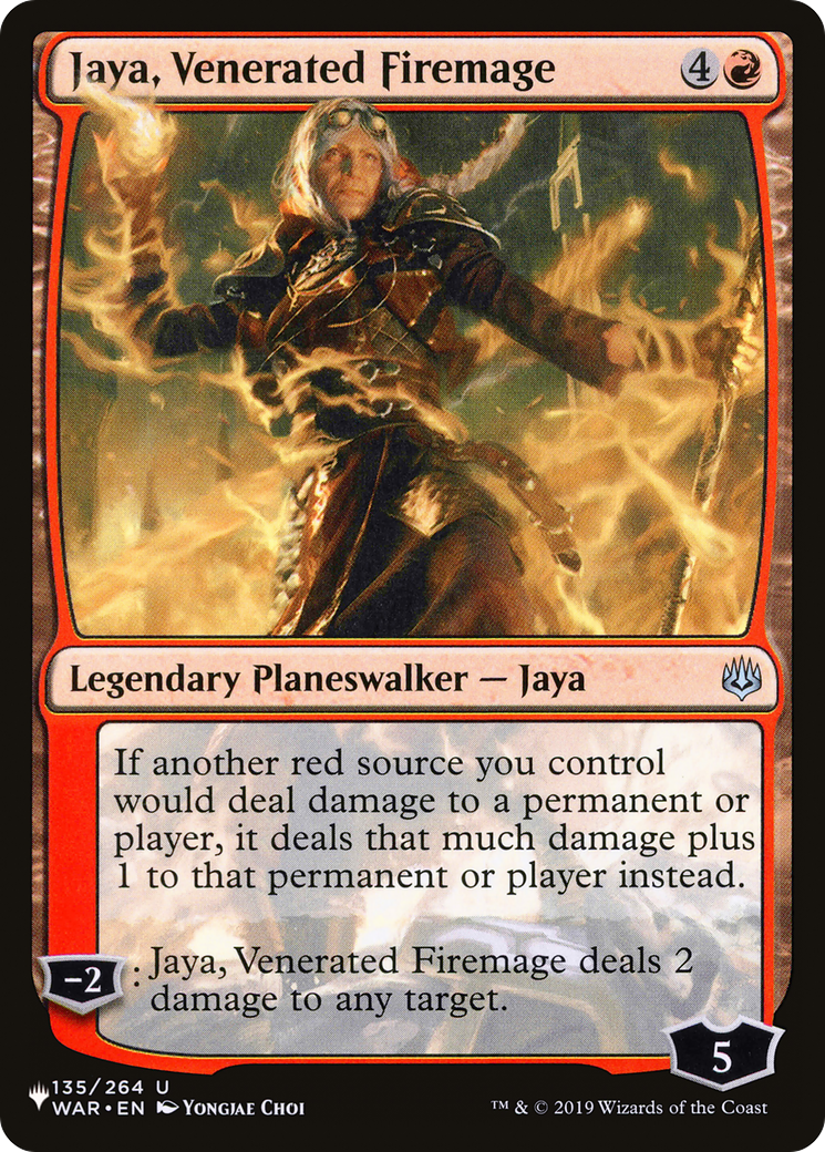 Jaya, Venerated Firemage [The List] | Exor Games Dartmouth