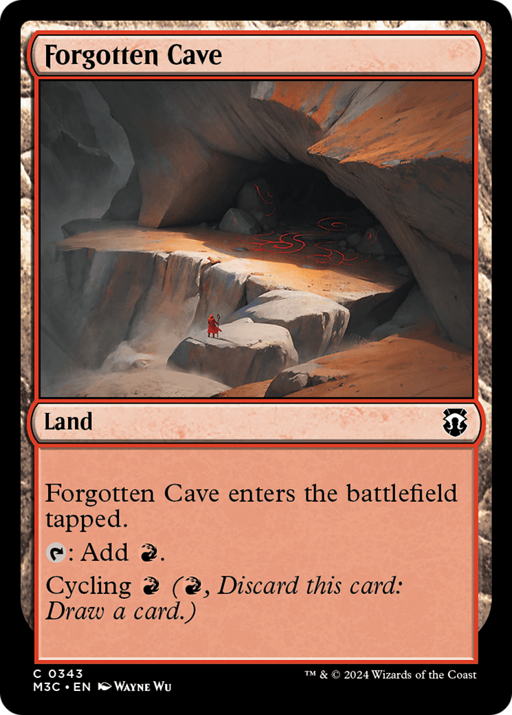 Forgotten Cave (Ripple Foil) [Modern Horizons 3 Commander] | Exor Games Dartmouth