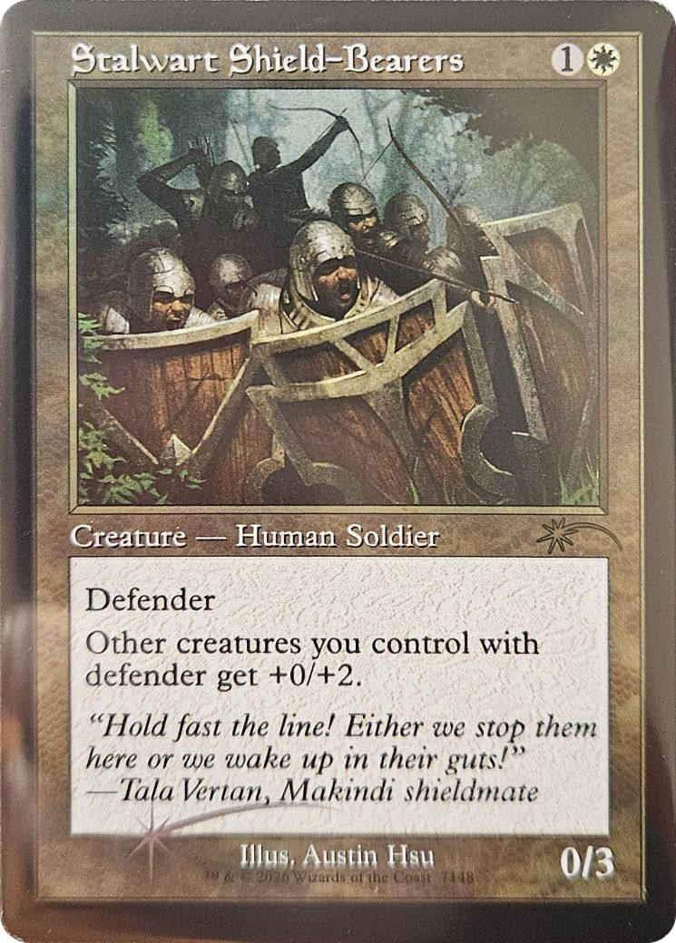Stalwart Shield-Bearers (Retro Frame) [Secret Lair Drop Series] | Exor Games Dartmouth