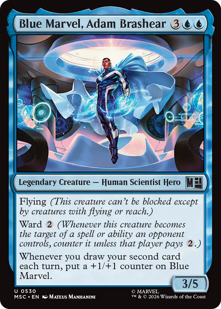 Blue Marvel, Adam Brashear [Marvel Super Heroes Commander] | Exor Games Dartmouth