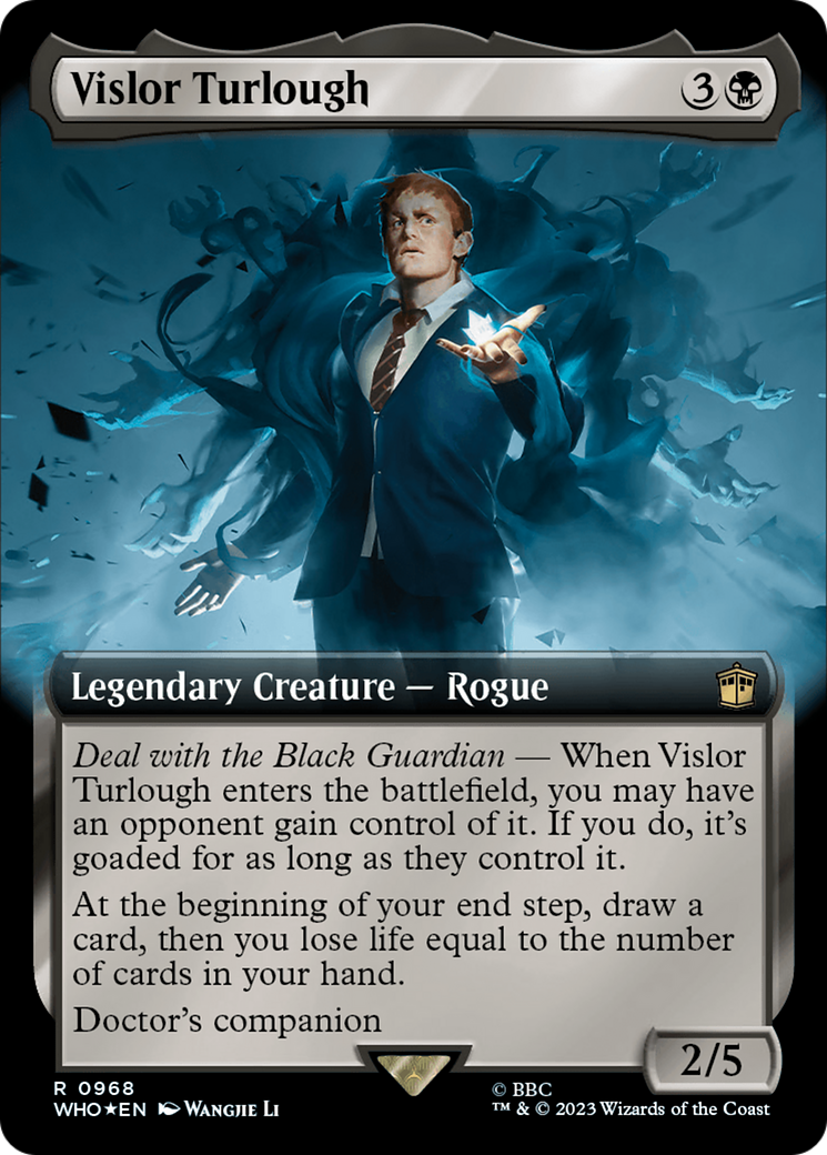 Vislor Turlough (Extended Art) (Surge Foil) [Doctor Who] | Exor Games Dartmouth