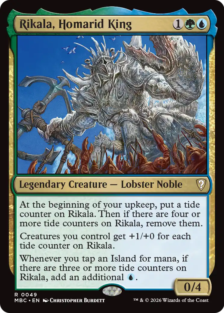 Rikala, Homarid King [Mystery Booster: Commander Edition] | Exor Games Dartmouth