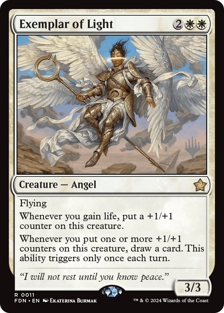 Exemplar of Light [Foundations Promos] | Exor Games Dartmouth