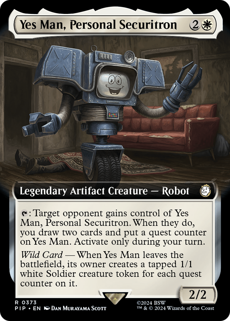 Yes Man, Personal Securitron (Extended Art) [Fallout] | Exor Games Dartmouth