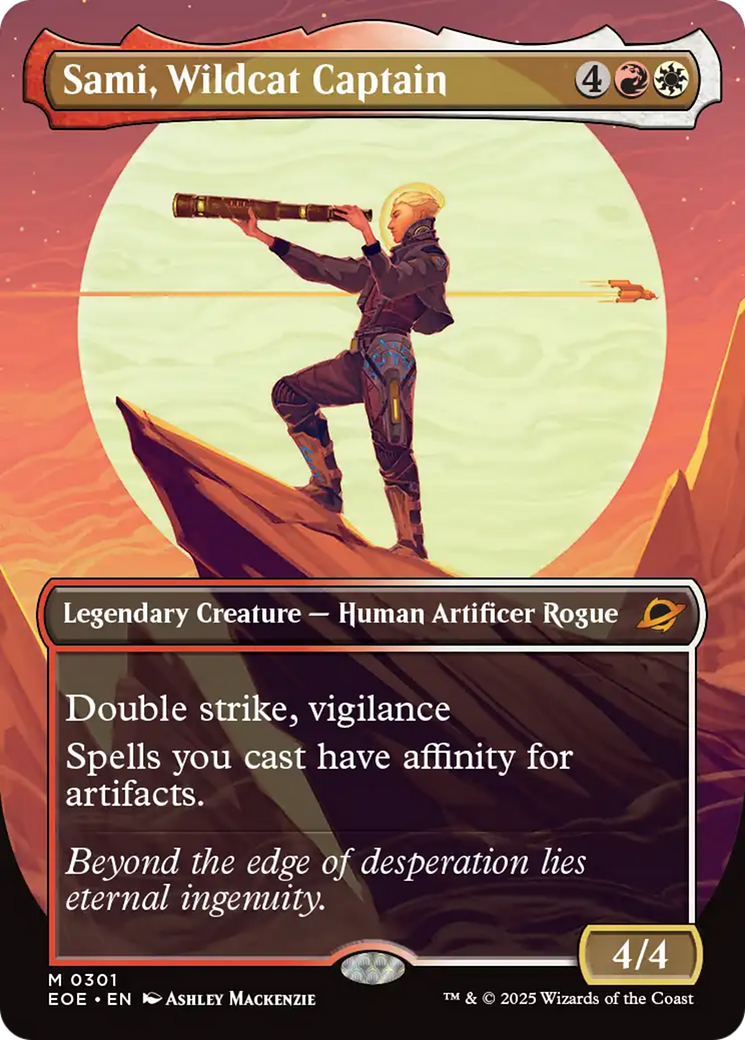 Sami, Wildcat Captain (Borderless) [Edge of Eternities] | Exor Games Dartmouth