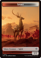 Inkling (0006) // Spirit (0010) Double-Sided Token [Secrets of Strixhaven Tokens] | Exor Games Dartmouth