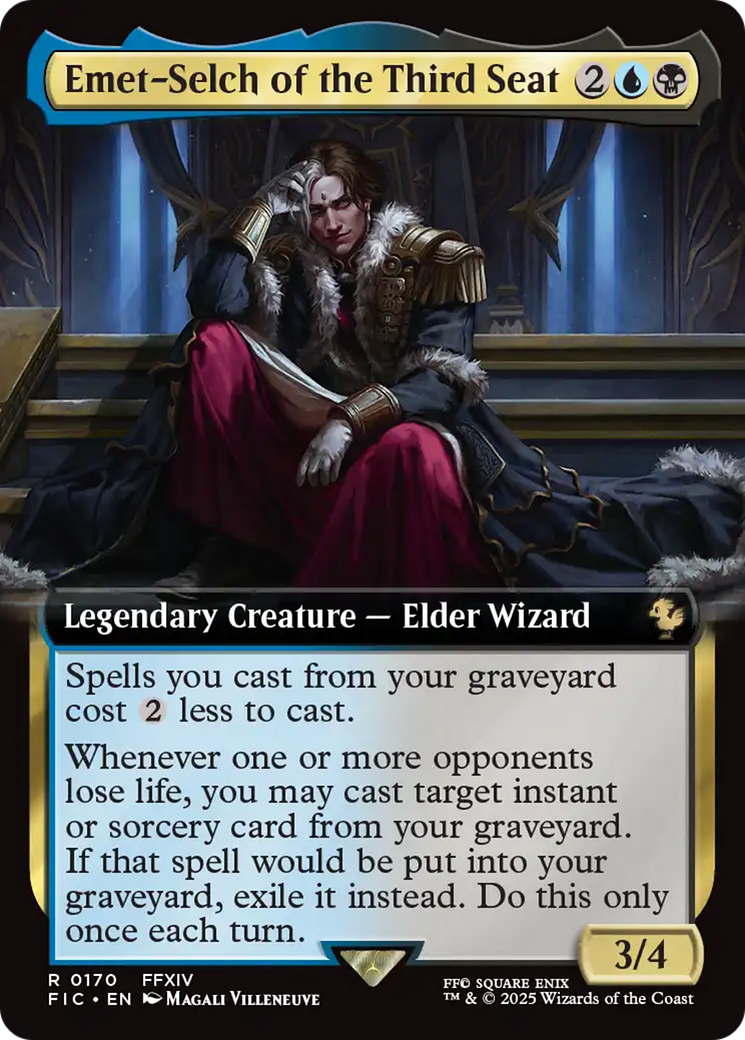 Emet-Selch of the Third Seat (Extended Art) [FINAL FANTASY Commander] | Exor Games Dartmouth