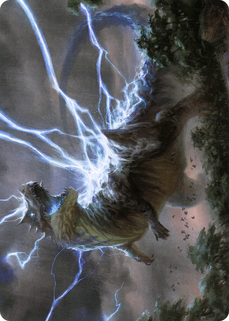 Thrasta, Tempest's Roar Art Card (41) [Modern Horizons 2 Art Series] | Exor Games Dartmouth