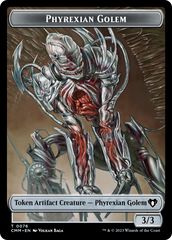 Phyrexian Golem // Ox Double-Sided Token [Commander Masters Tokens] | Exor Games Dartmouth