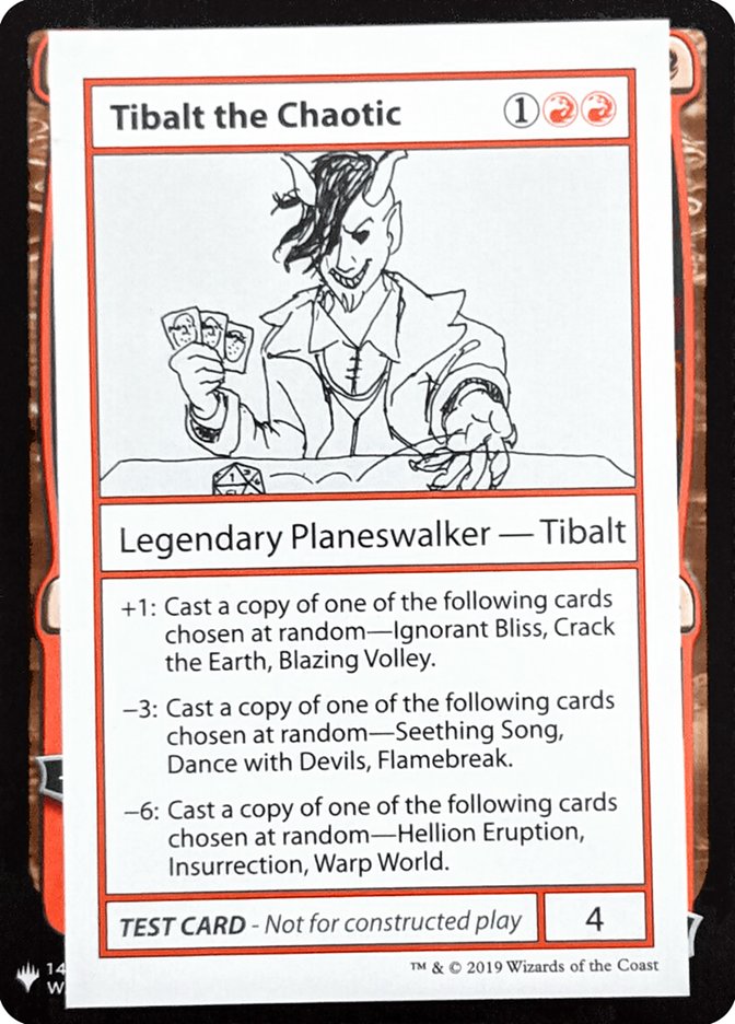 Tibalt the Chaotic [Mystery Booster Playtest Cards] | Exor Games Dartmouth