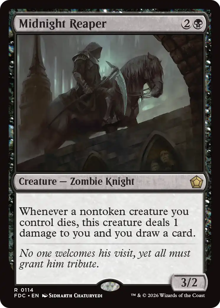 Midnight Reaper [Foundations Commander] | Exor Games Dartmouth