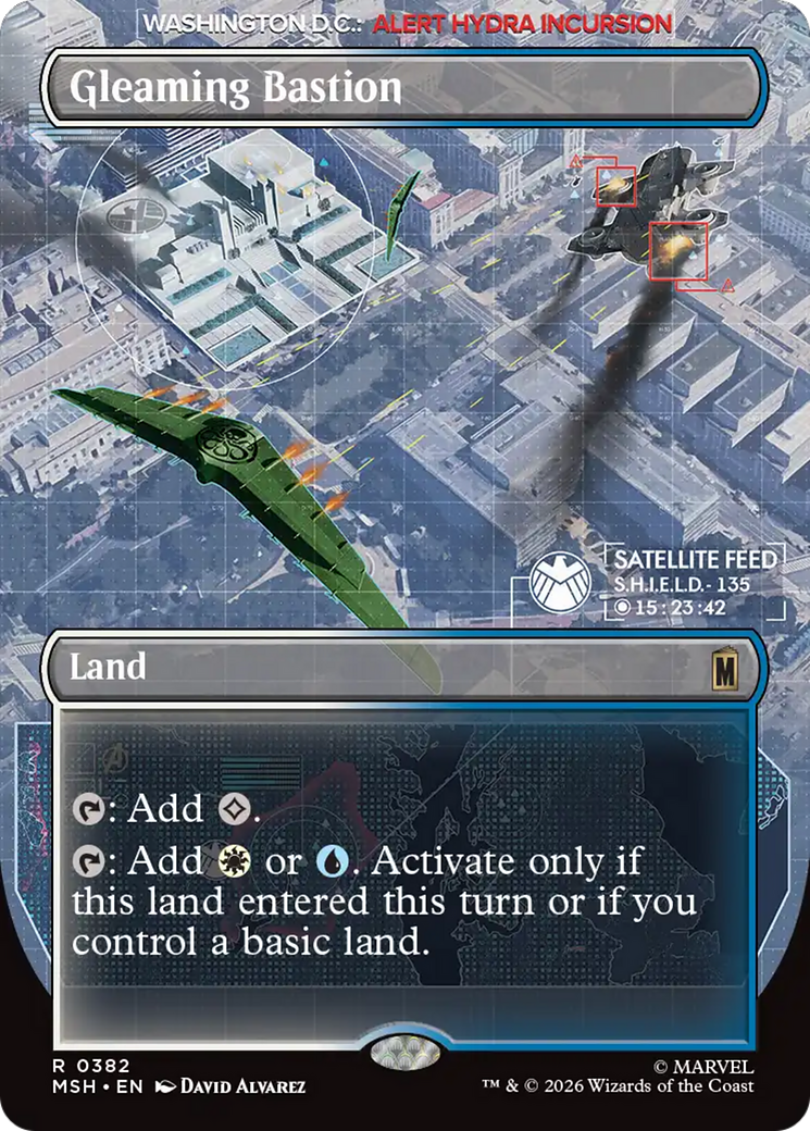 Gleaming Bastion (Borderless) [Marvel Super Heroes] | Exor Games Dartmouth