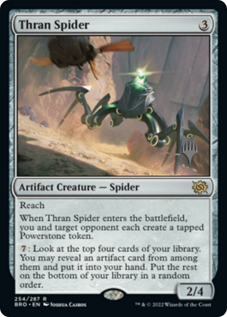 Thran Spider (Promo Pack) [The Brothers' War Promos] | Exor Games Dartmouth