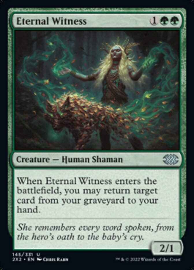 Eternal Witness [Double Masters 2022] | Exor Games Dartmouth