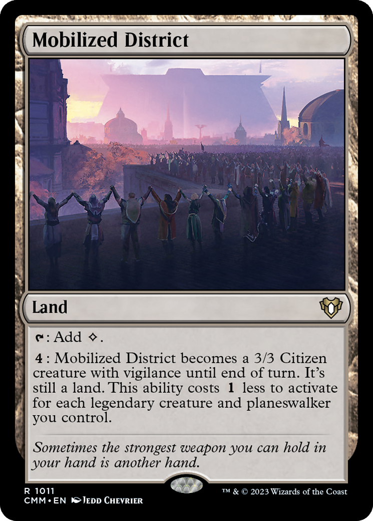 Mobilized District [Commander Masters] | Exor Games Dartmouth
