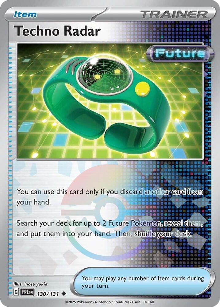 Techno Radar (130/131) (Poke Ball Pattern) [Scarlet & Violet: Prismatic Evolutions] | Exor Games Dartmouth