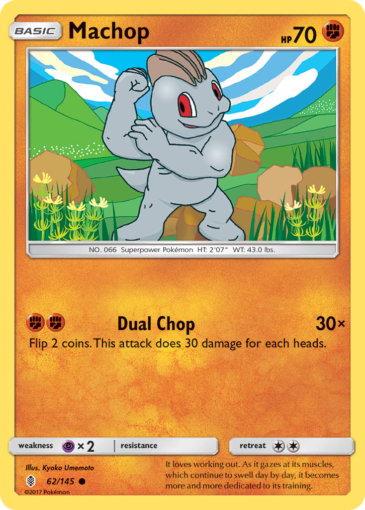 Machop (62/145) [Sun & Moon: Guardians Rising] | Exor Games Dartmouth