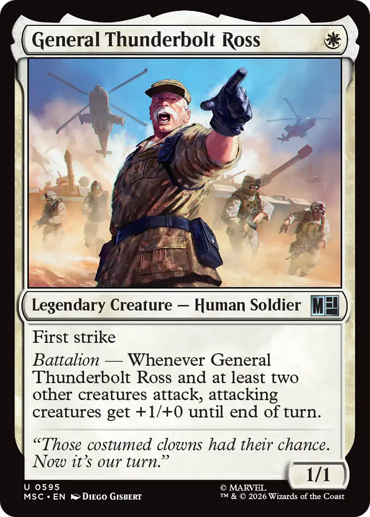 General Thunderbolt Ross [Marvel Super Heroes Commander] | Exor Games Dartmouth