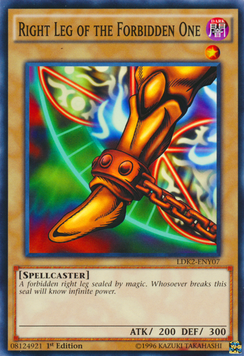 Right Leg of the Forbidden One [LDK2-ENY07] Common | Exor Games Dartmouth