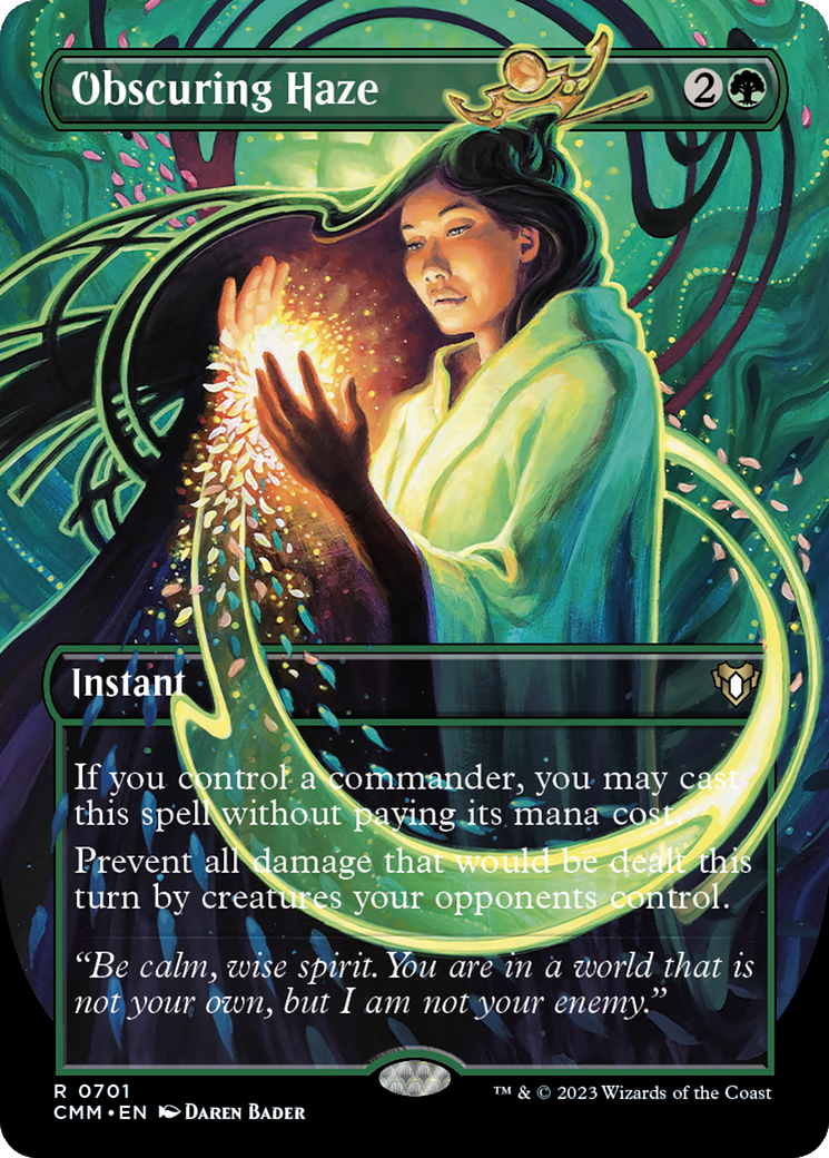 Obscuring Haze (Borderless Alternate Art) [Commander Masters] | Exor Games Dartmouth