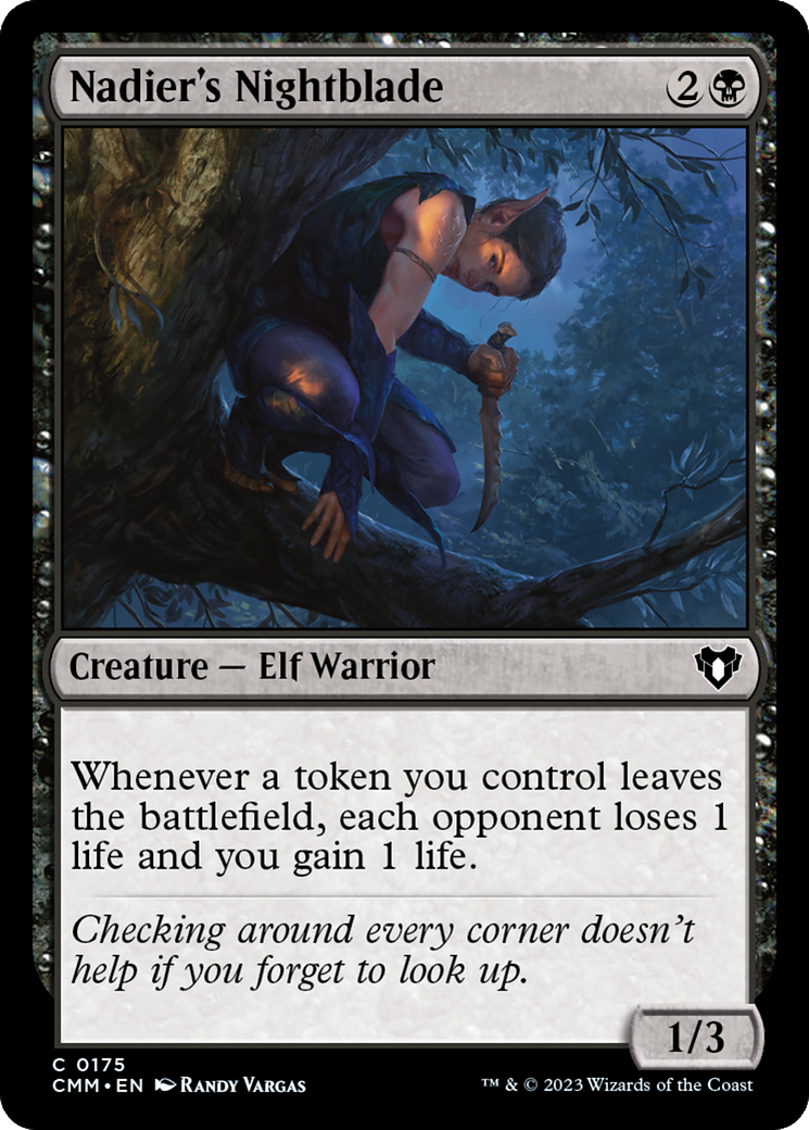 Nadier's Nightblade [Commander Masters] | Exor Games Dartmouth