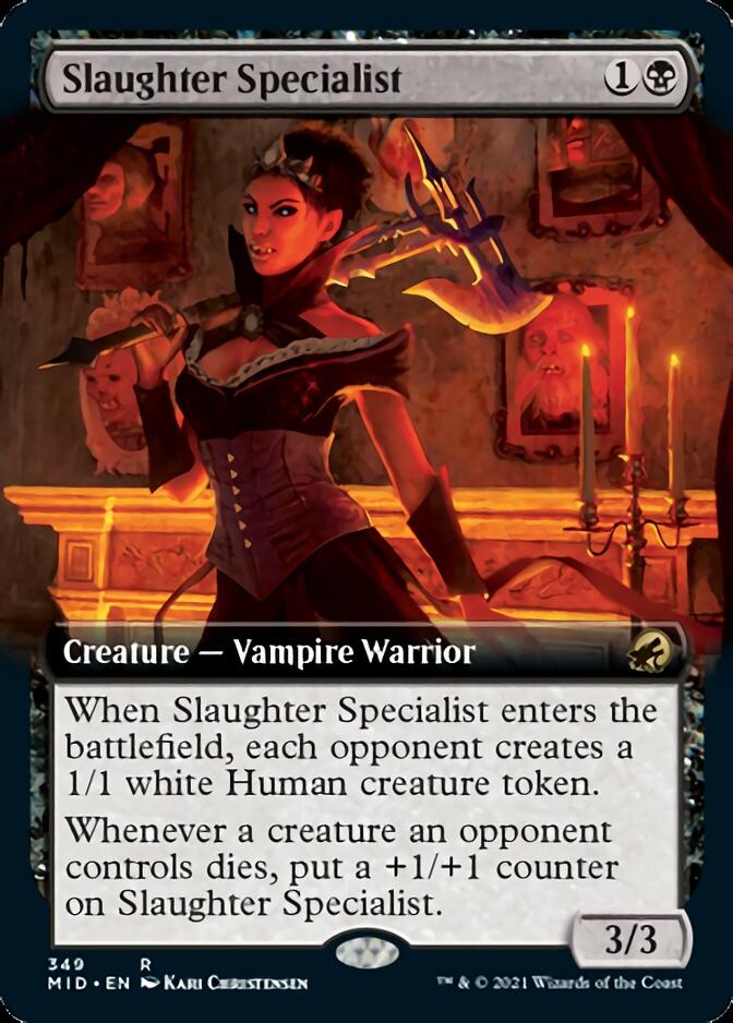 Slaughter Specialist (Extended Art) [Innistrad: Midnight Hunt] | Exor Games Dartmouth