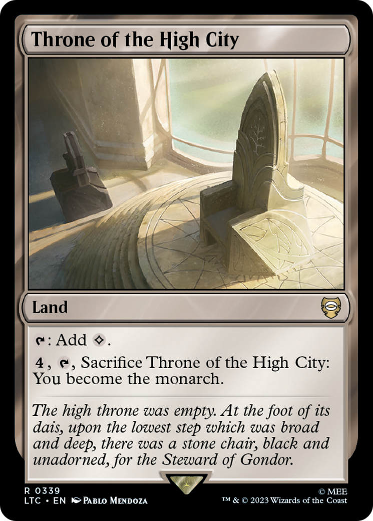 Throne of the High City [The Lord of the Rings: Tales of Middle-Earth Commander] | Exor Games Dartmouth