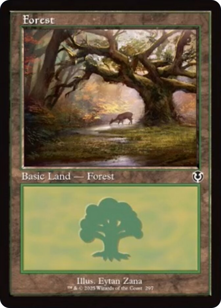 Forest (297) (Retro Frame) [Innistrad Remastered] | Exor Games Dartmouth