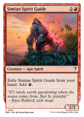 Simian Spirit Guide (White Border) [Mystery Booster 2] | Exor Games Dartmouth