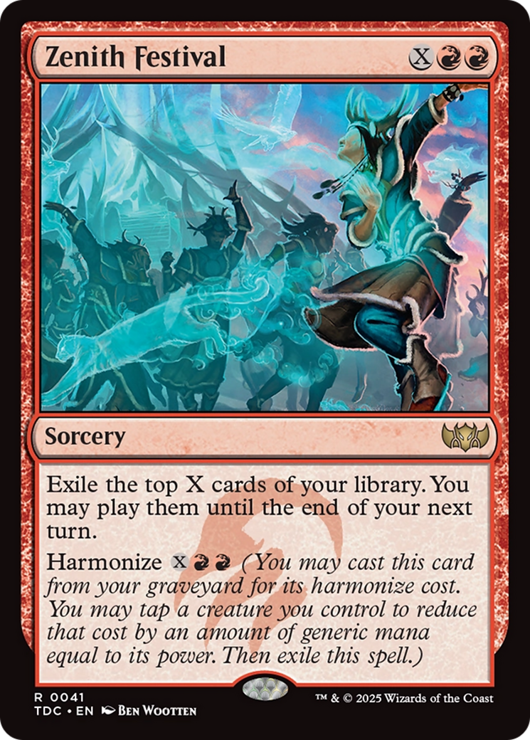 Zenith Festival [Tarkir: Dragonstorm Commander] | Exor Games Dartmouth