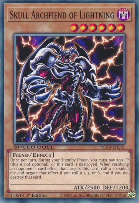 Skull Archfiend of Lightning [SGX3-ENE01] Common | Exor Games Dartmouth