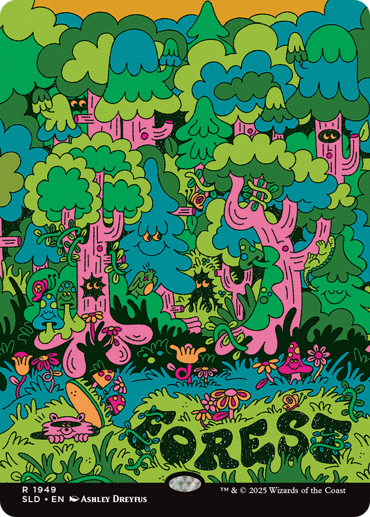 Forest (1949) (Rainbow Foil) [Secret Lair Drop Series] | Exor Games Dartmouth