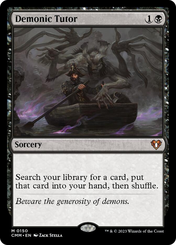 Demonic Tutor [Commander Masters] | Exor Games Dartmouth