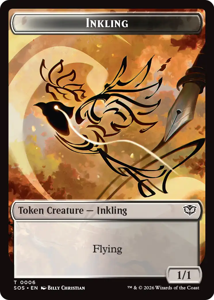 Slug // Inkling Double-Sided Token [The List] | Exor Games Dartmouth