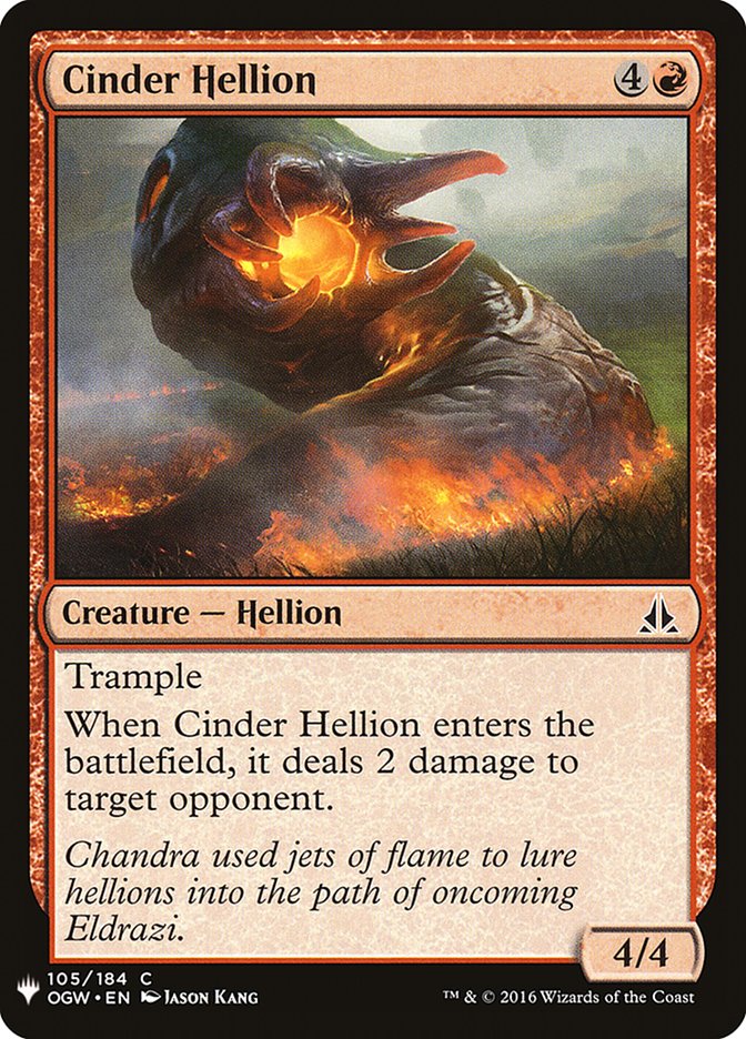 Cinder Hellion [Mystery Booster] | Exor Games Dartmouth