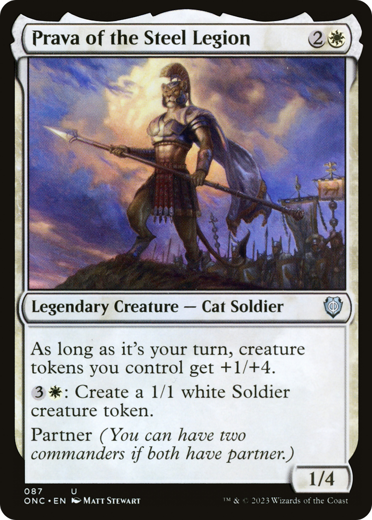 Prava of the Steel Legion [Phyrexia: All Will Be One Commander] | Exor Games Dartmouth