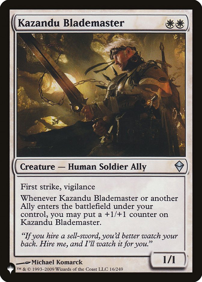 Kazandu Blademaster [The List] | Exor Games Dartmouth