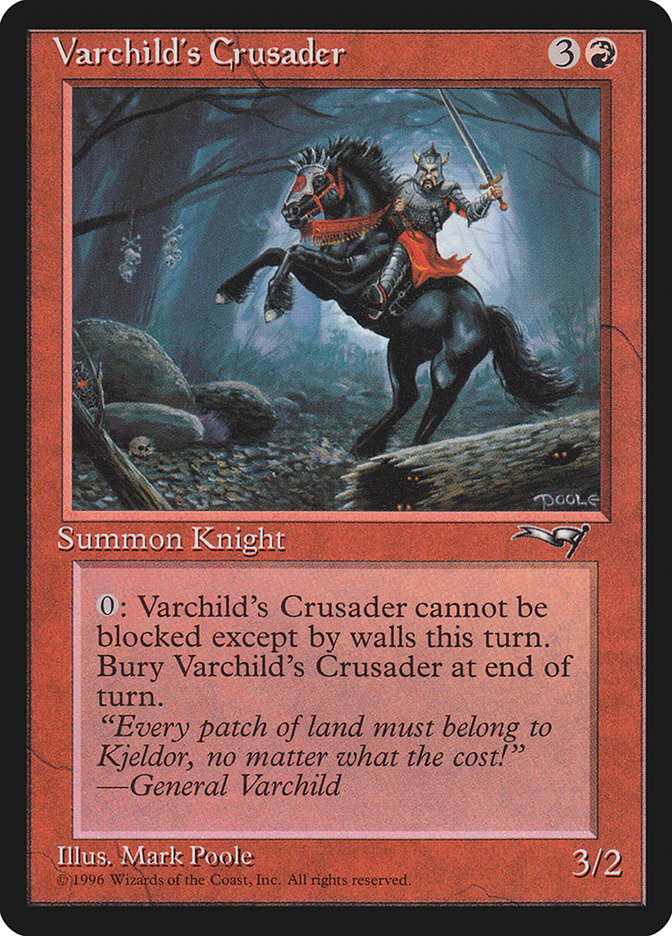 Varchild's Crusader (Black Horse) [Alliances] | Exor Games Dartmouth