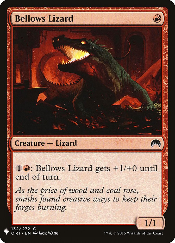 Bellows Lizard [Mystery Booster] | Exor Games Dartmouth