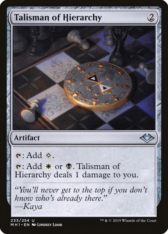 Talisman of Hierarchy [Modern Horizons] | Exor Games Dartmouth