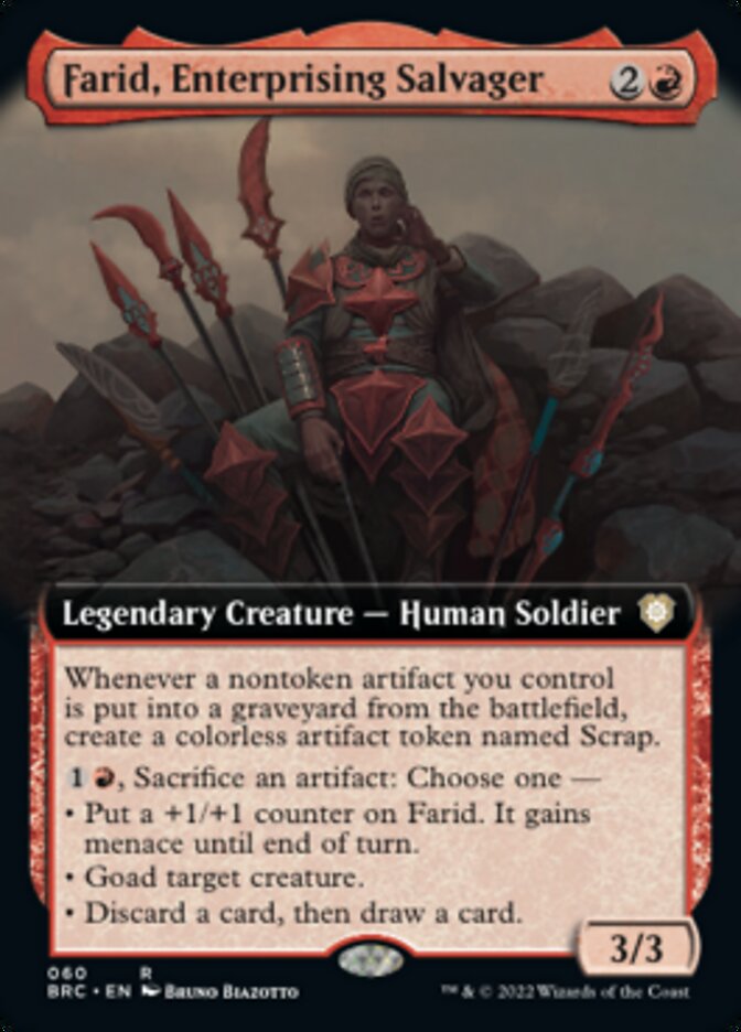 Farid, Enterprising Salvager (Extended Art) [The Brothers' War Commander] | Exor Games Dartmouth