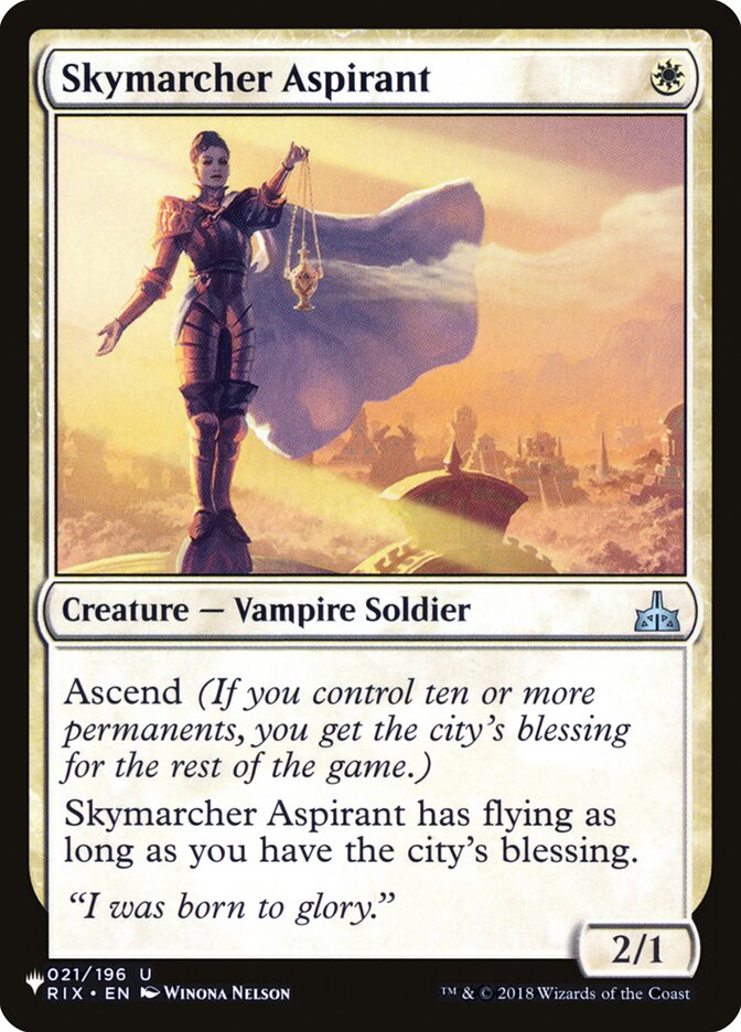 Skymarcher Aspirant [The List] | Exor Games Dartmouth