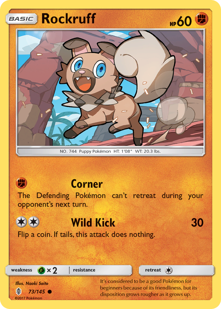 Rockruff (73/145) [Sun & Moon: Guardians Rising] | Exor Games Dartmouth